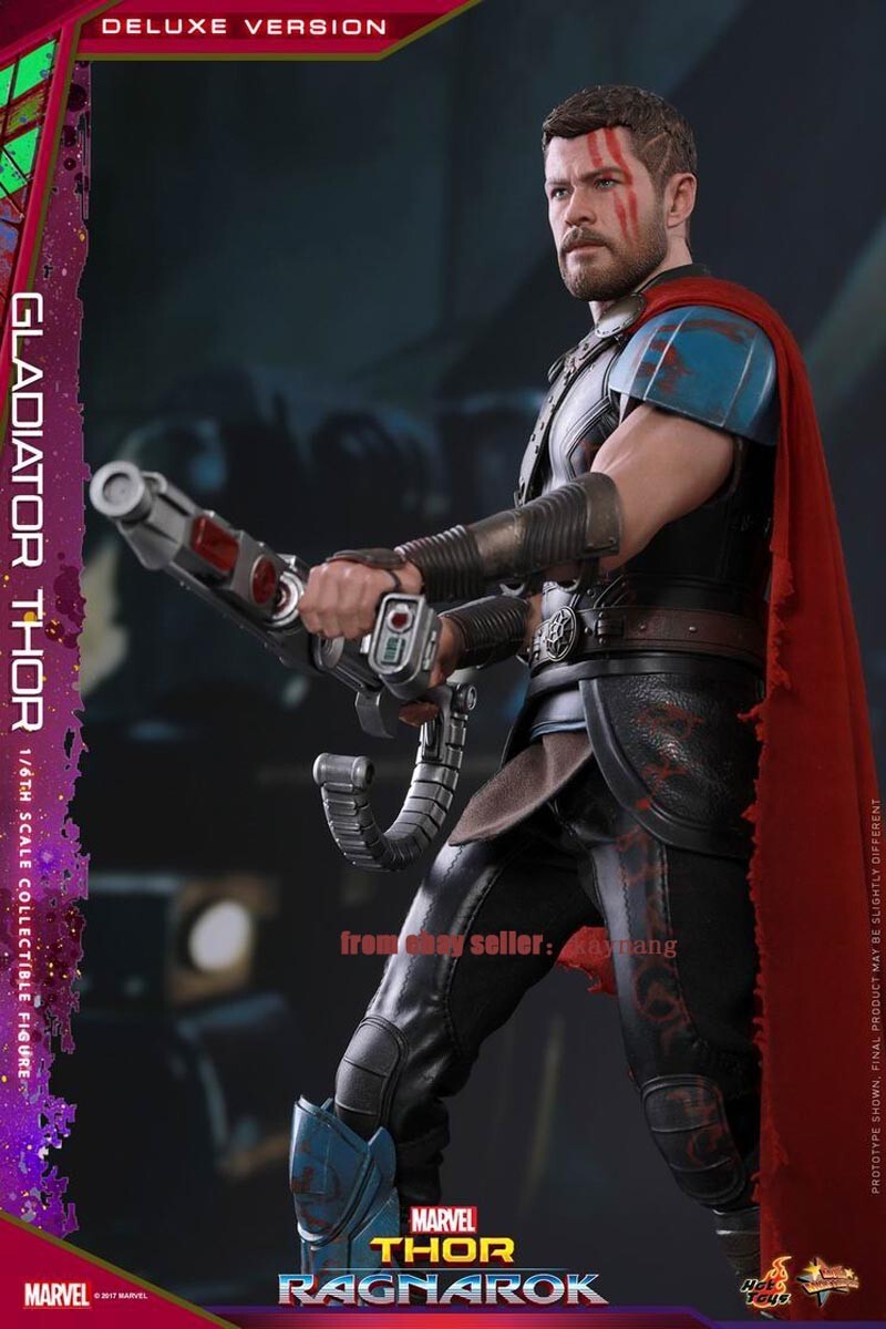 Hot Toys MMS445 Thor：Ragnarok 1/6 Gladiator Thor Action Figure
