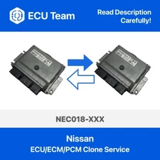 NISSAN ECU ECM PCM Cloning Clone Service NEC018-XXX Engine Computer Plug & Play