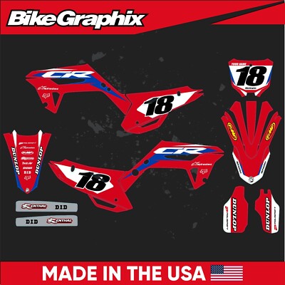 Custom MX Graphics Kit FITS 2002-07 HONDA CR 125 250 POLISPORT GEN 2 RESTYLE KIT
