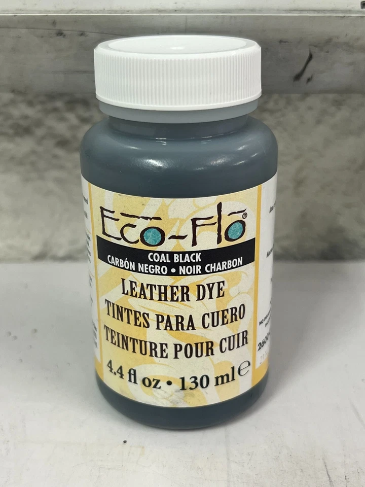 CASE OF 6 BOTTLES Tandy Eco-Flo Coal Black Leather Dye 4.4 Oz 2600-01 - Image 2 of 4