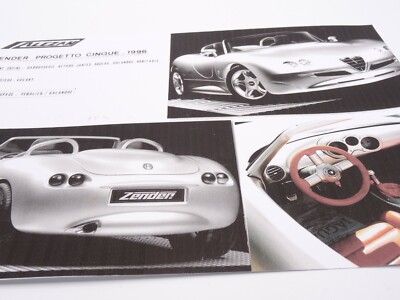 Kit Miniature Alezan Models 1/43, Zender Alfa Romeo Progetto Cinque, Concept Car 1996, Résine