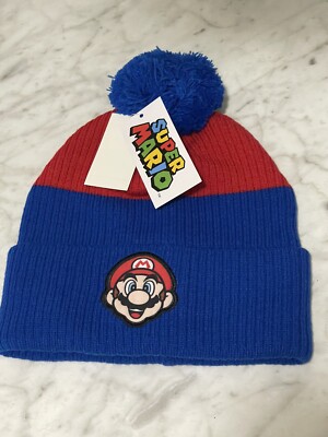 Official Nintendo SUPER MARIO BROS Knit Beanie Winter Hat Cap