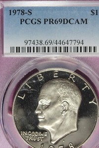 1978 - S PCGS PR69DCAM Ike Eisenhower Dollar $1 #B46499