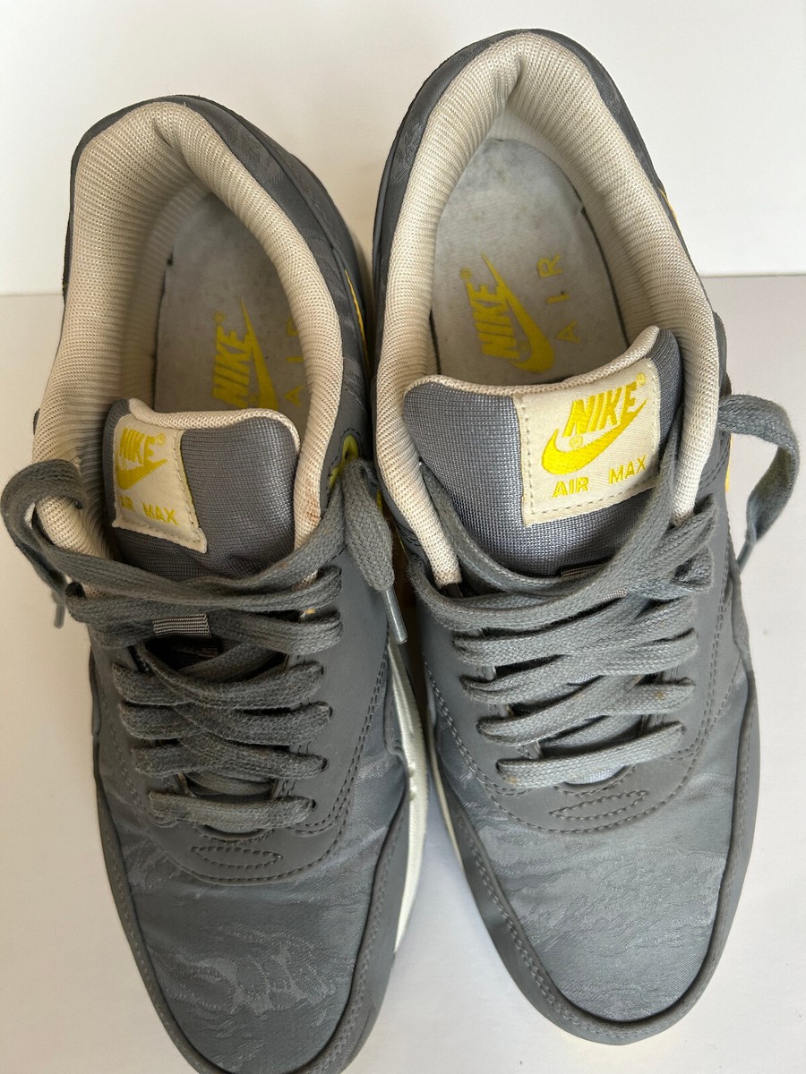 Nike Air Max Premium Cool Grey Sonic Yellow 512033-070 Men Size