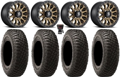 Fuel Vector BR 15'' Wheels 30'' BFG KM3 Tires Can-Am Maverick X3