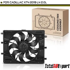 New Single Radiator Fan Assembly with Standard Duty Cooling for Cadillac XT4 19