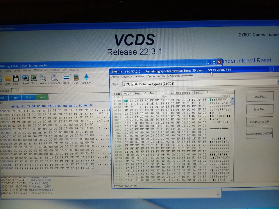 AUDI ME7 IMMO OFF SERVICE 2000-05 A4 A6 A8 S4 S6 S8 TT INMOVILIZADOR DERROTA Foto 2 de 4