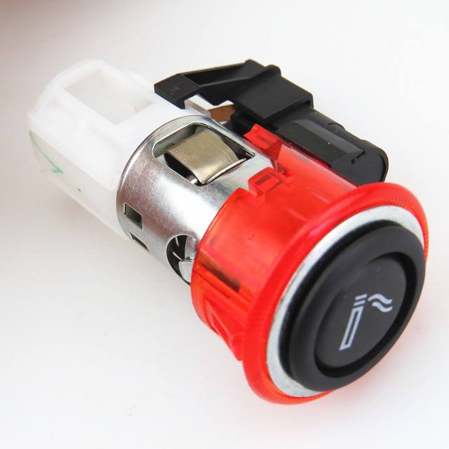 Car Red Cigarette Lighter Plug Assembly For VW Eos Polo Passat Sharan