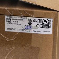 One Delta Inverter VFD drive VFD022EL21A 1Phase 220V 2.2KW 3HP 0.1 600 New