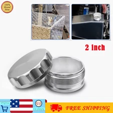 2 Inch Weld Gas Aluminum Alloy Fuel  with Weld On Filler Neck Oil Tank Cap