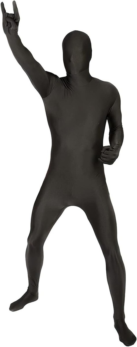 Morphsuit Adults Halloween Costume, Black, M Morphsuit Adults Halloween Costume, Black, M