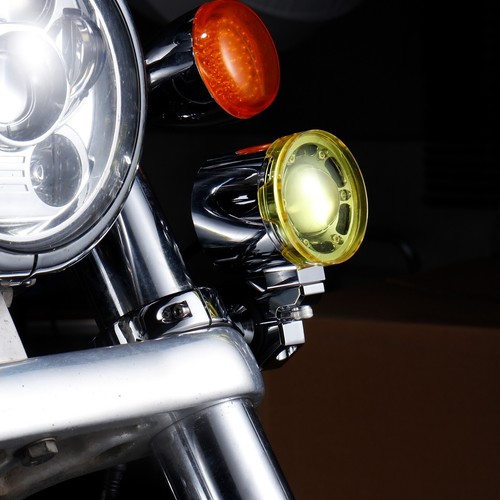 Motorcycle 72W Auxiliary LED Spotlight Low & High Beam for 39mm/1.5'' Forks - Picture 10 of 10