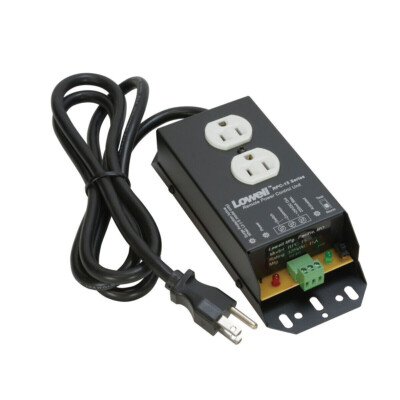 Lowell Remote Power Control Duplex Outlet 15A RPC-15
