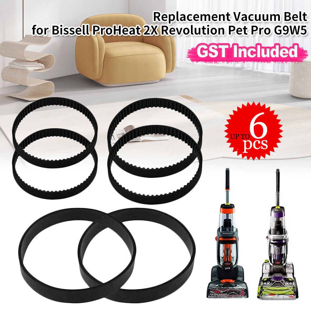 Vacuum Cleaner Bissell Proheat 2x Revolution Pump Belt 2~6PCS