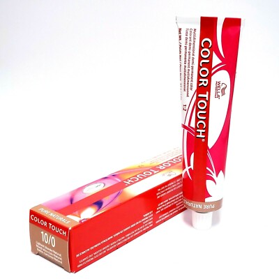 Wella Color Touch 10/0 Pure Natural - Lightest Blonde/Natural  2oz