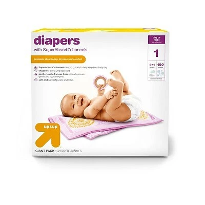 Up & up diapers size 1 sales