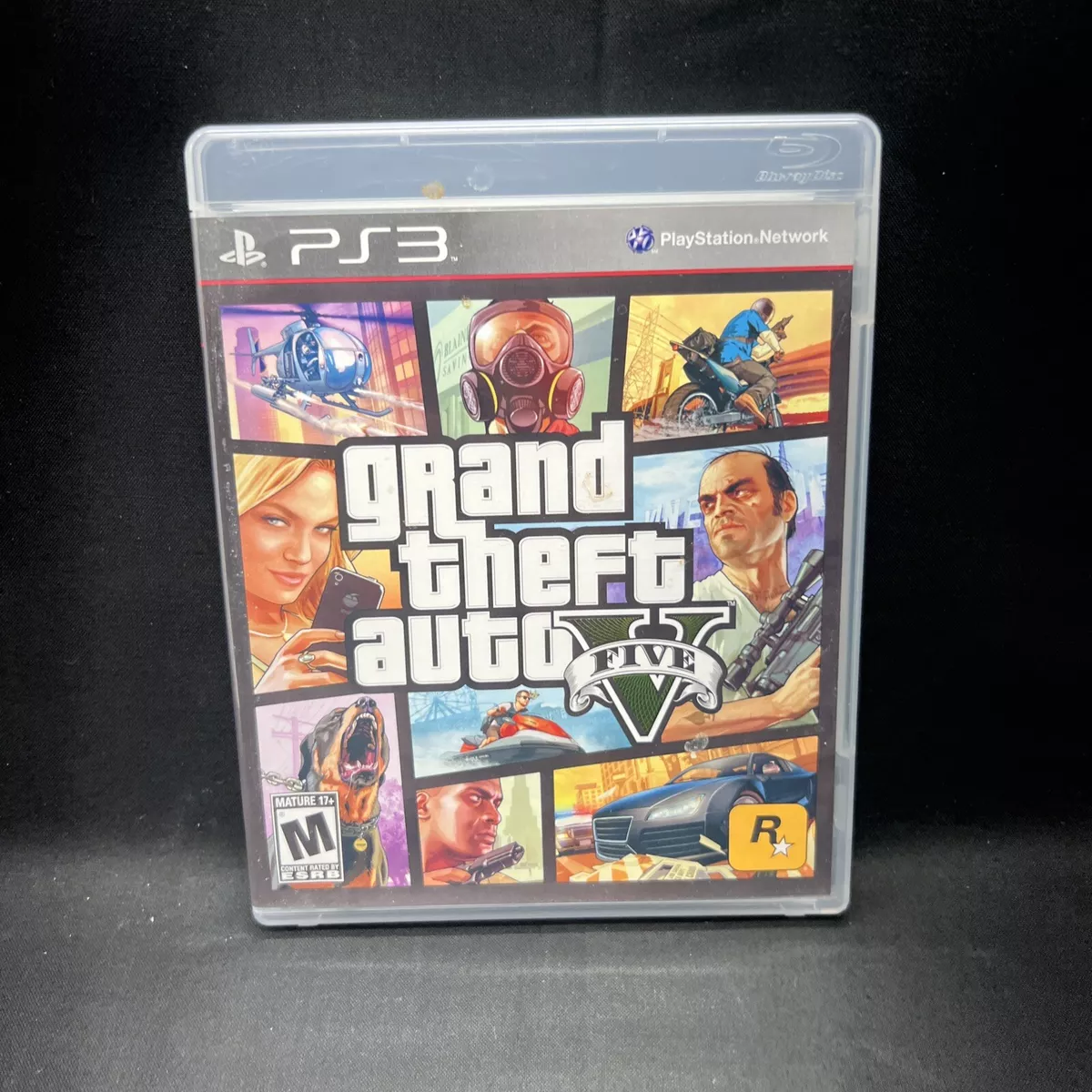 Grand Theft Auto V (PlayStation 3, 2013) PS3 - CIB W/ Map