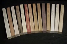 14 Piece 14 Species 1 x 1 x 12" Pen Blanks   Lathe Turning Midwest Hardwoods