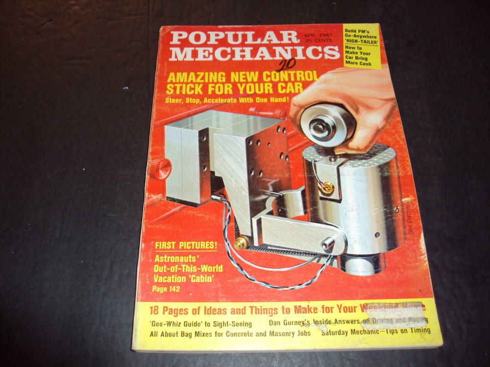 Popular Mechanics Apr 1967 Astronauts' Out-of-This World Cabin ID:50919