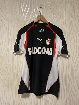AS MONACO 2004 2005 AWAY FOOTBALL SHIRT SOCCER JERSEY PUMA sz M #9