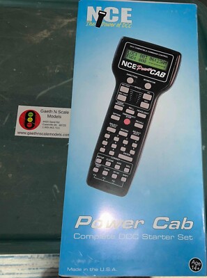 NCE Power Cab, New 2024, Complete DCC Starter System With Power Supply & Panel