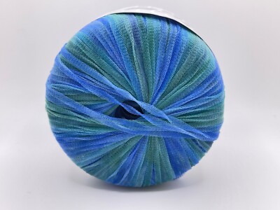 Blues Greens Aria Fresca Sheer Net Ribbon Yarn 78058 Ice 25g 174y DK