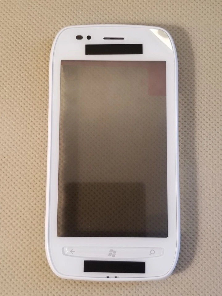 全新诺基亚 原始设备制造商 触摸屏 数字化仪 边框 键盘 适用于 LUMIA 710 - 白色 — 第 3/4 张图片