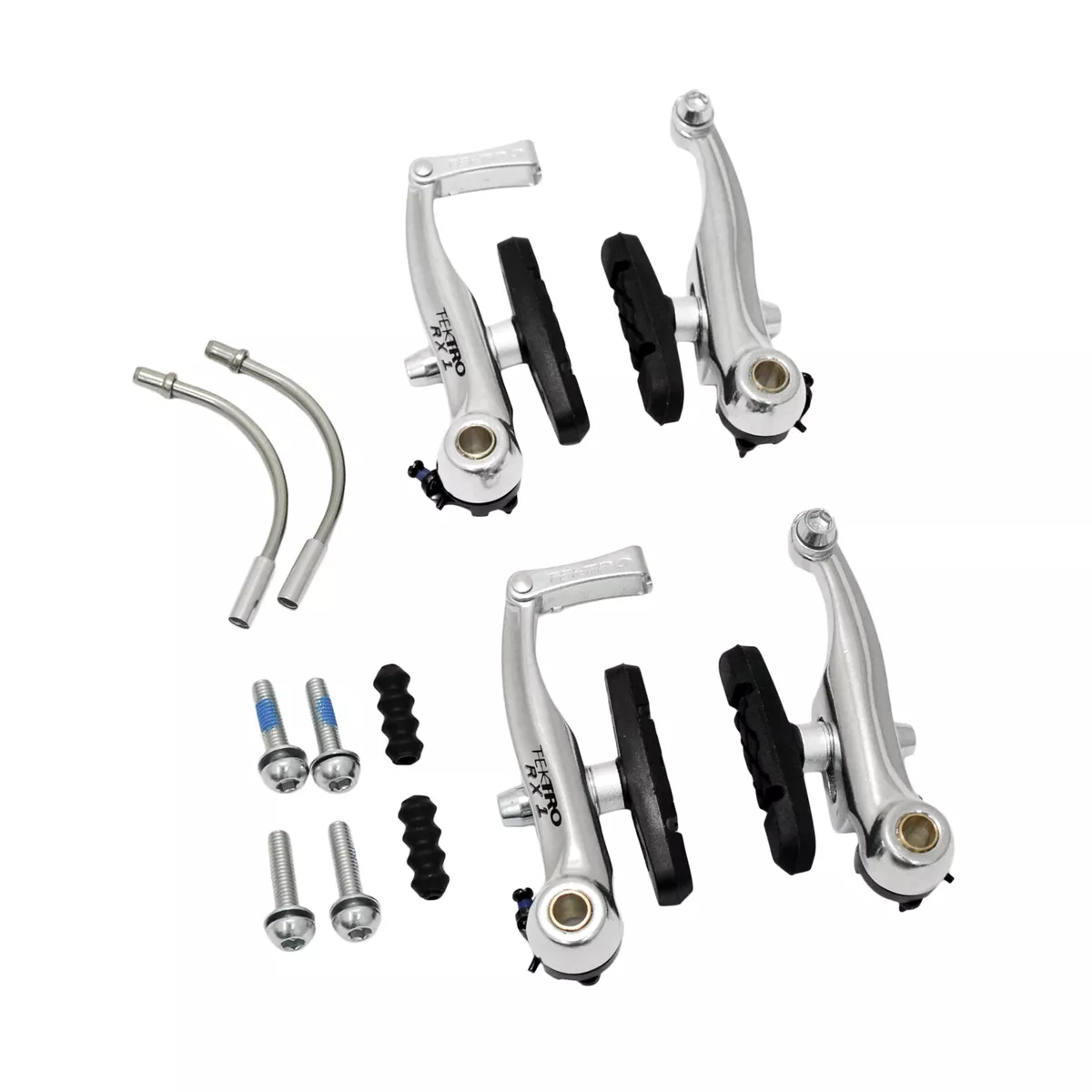 TEKTRO RX1 Mini V Brake Cyclocross Brake Set Front Rear Silver