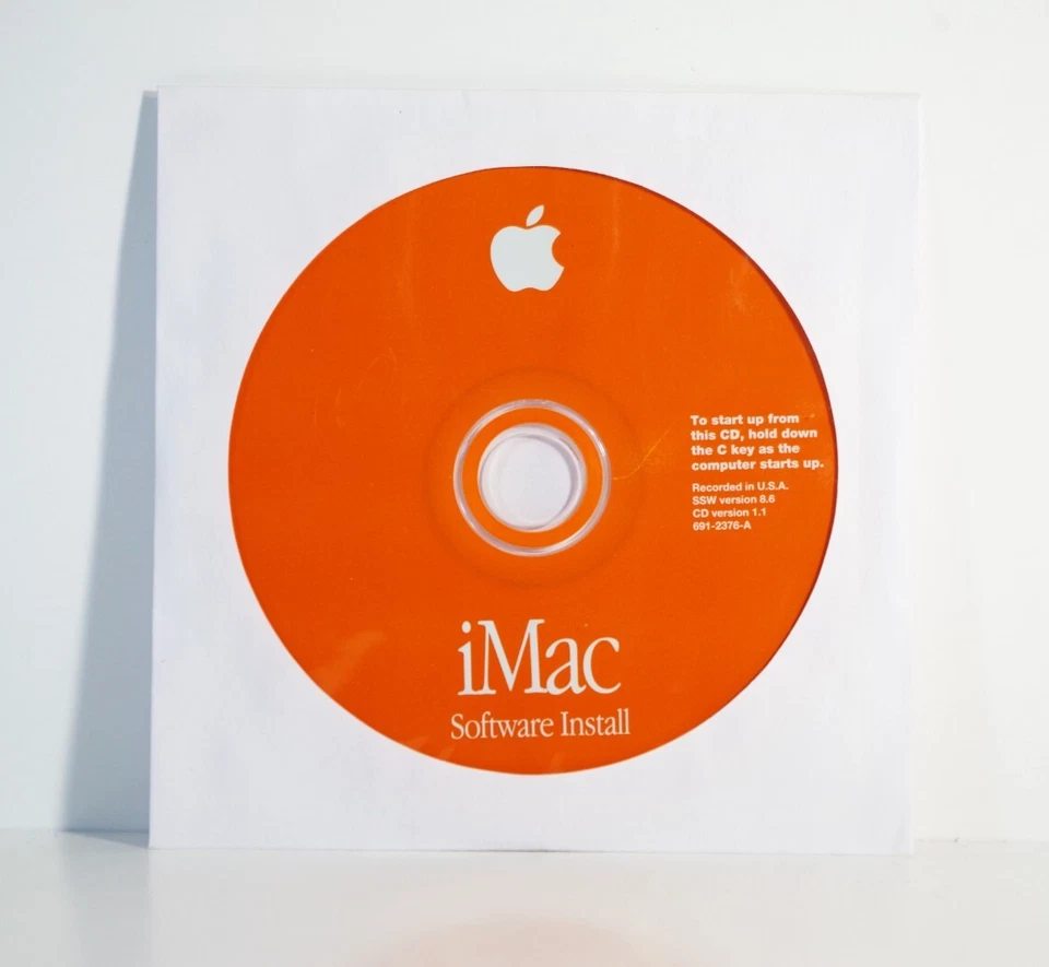 1999 Mac Macintosh iMac Software Install OS 8 8.6 (691-2376-A) - Tested - Image 3 of 3