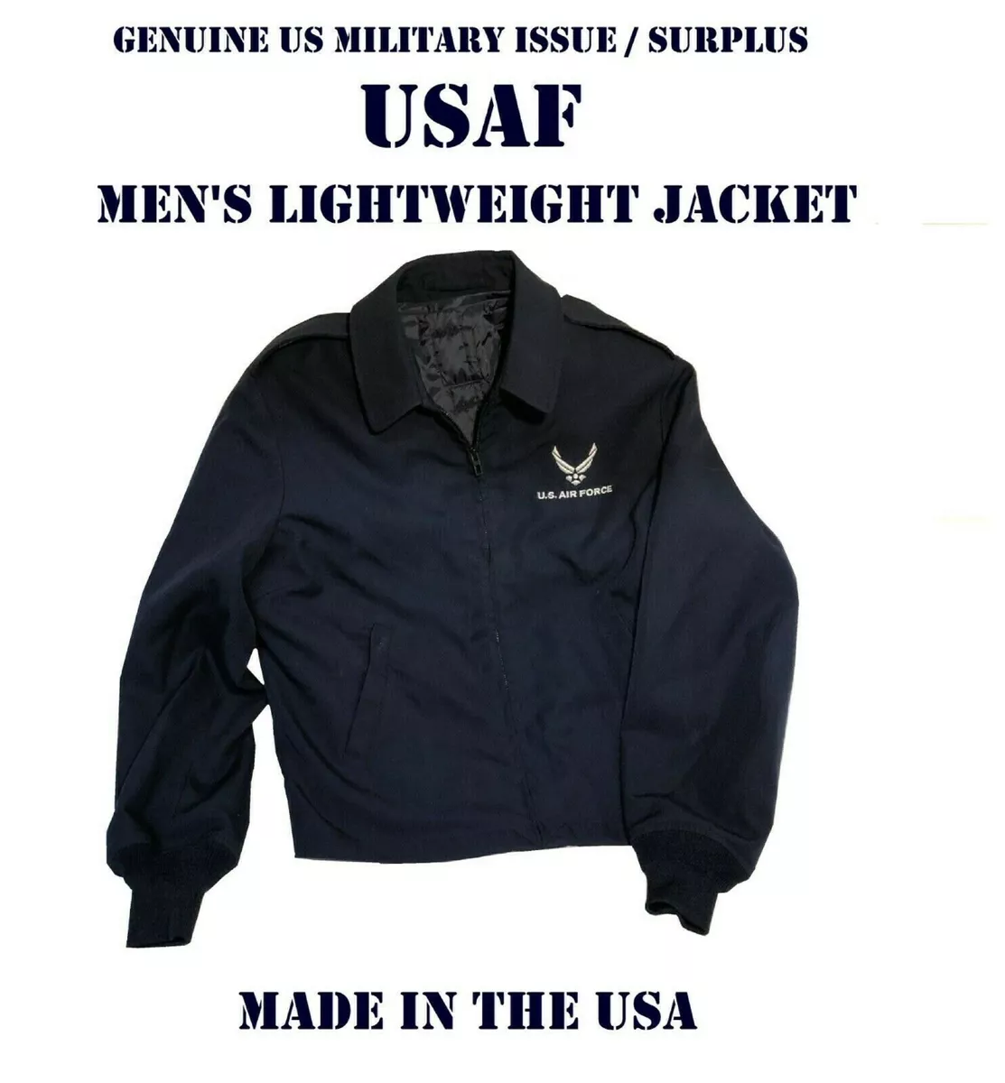 Men's lightweight blue jacket