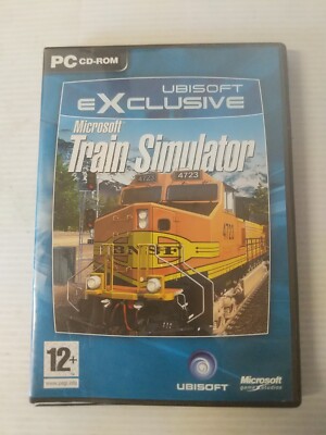 Microsoft Train Simulator Ubisoft Europe Exclusive 2001 no manual ~ #140