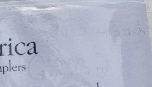 Pre-Owned Plum Street Samplers GOD BLESS AMERICA Cross Stitch Pattern Chart - Imagen 4 de 6