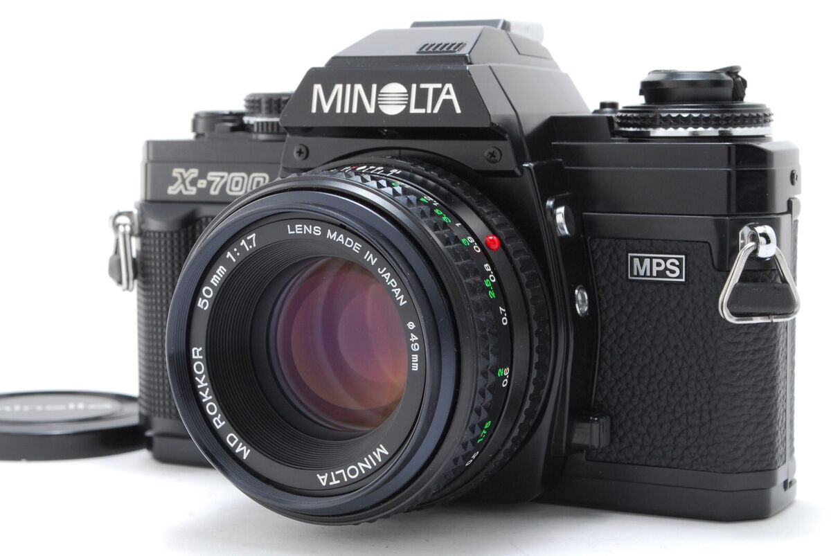 NEAR MINT 】 Minolta New X-700 Film Camera MD Rokkor 50mm F NEAR MINT 】 Minolta New X-700 Film Camera MD Rokkor 50mm F