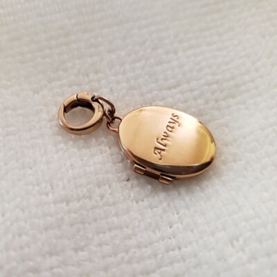 NEW FOSSIL ROSE GOLD TONE ENGRAVED 
