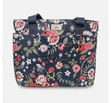 Ju-Ju-Be Encore Tote Fourre Midnight Posy Diaper Bag/Purse NWT
