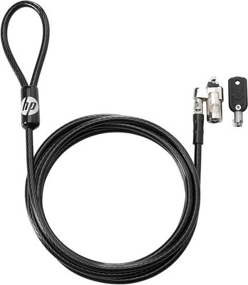 HP T1A62AA Keyed Cable Lock Laptop Diebstahlsicherung mit 2 Schlüsseln