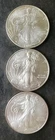 2000, 2010, and 2010 $1 American Silver Eagle Dollars