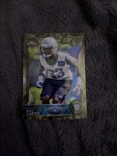 2015 Topps Chrome Football Camo Refractor SP/499 Alex Carter #161 RC