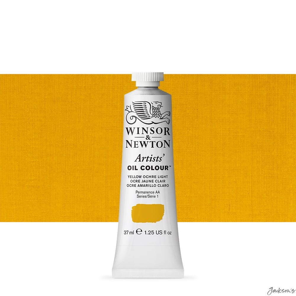 Winsor & Newton Artists' Oil Paint Natural Iron Oxide 37ml Yellow Ochre Light