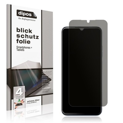 Blickschutzfolie für Tecno Pop 6 Pro matt Schutzfolie Folie Display Schutz dipos