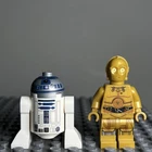 Lego Star Wars R2-D2 C-3PO Minifigure Lot - 3G