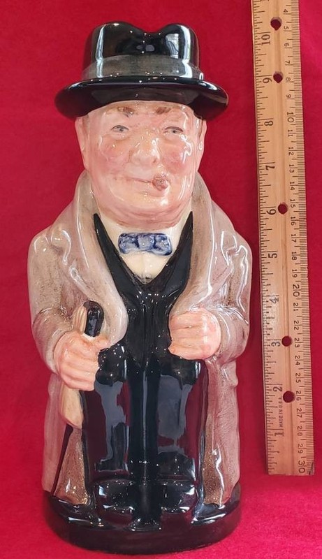 Royal Doulton Winston Churchill Toby Mug Jug, After 1955