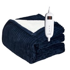Heated Electric Blanket Full Size 72"x84" 6 Levels Overheat Protection Fast Heat