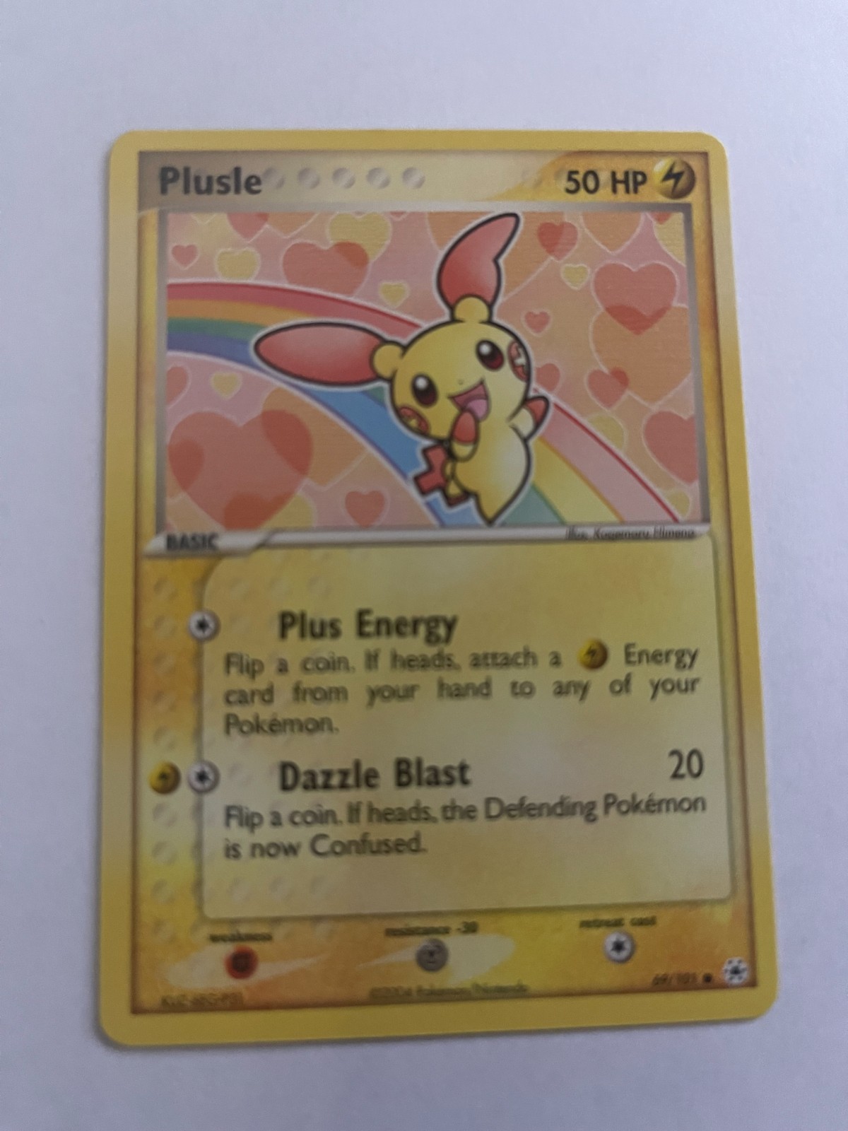 Plusle 69/101 – EX Hidden Legends (2004) – Regular (Non-Holo)
