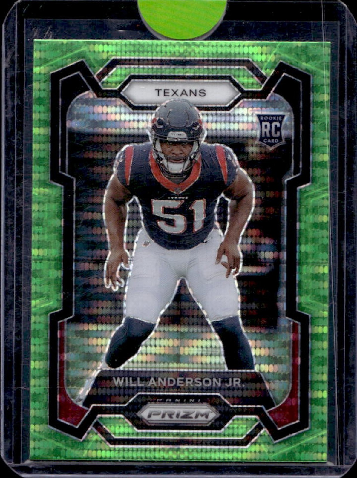 2023 Prizm Will Anderson Jr. RC Neon Green Pulsar Rookie #342 Texans