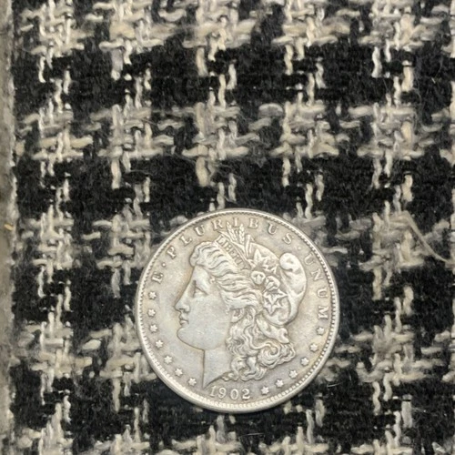 1902 Morgan Silver Dollar Circulated Uncertified $1 Coin .900 Fine Silver