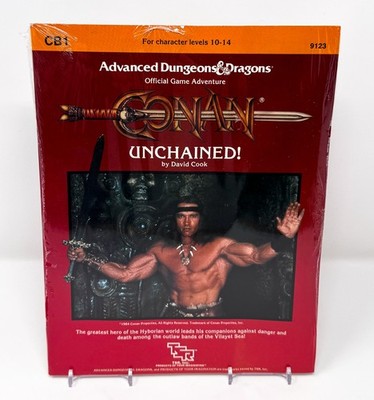AD&D Module CB1 Conan Unchained! (In shrink!) (TSR 1984) RPG D&D