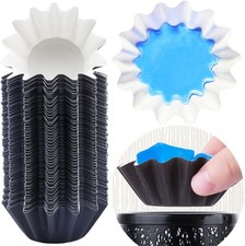 Stylish Black Wax Melt Warmer Liners - 50 Reusable Trays for Effortless Clean Up