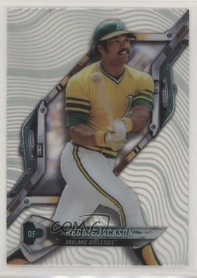 2018 Topps High Tek Pattern 1 Waves/Diagonals Reggie Jackson #HT-RJA HOF 0t2