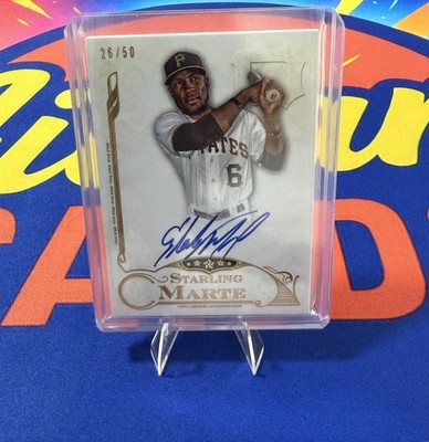 2015 Topps Five Star Auto Gold /50 Starling Marte #FSA-SM Auto